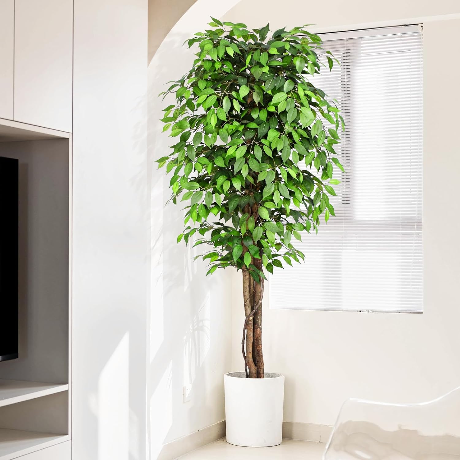 Gerçekçi Yapay Ficus Ağacı, Do - Fiddle Leaf Fig incelemesi ve fiyatı