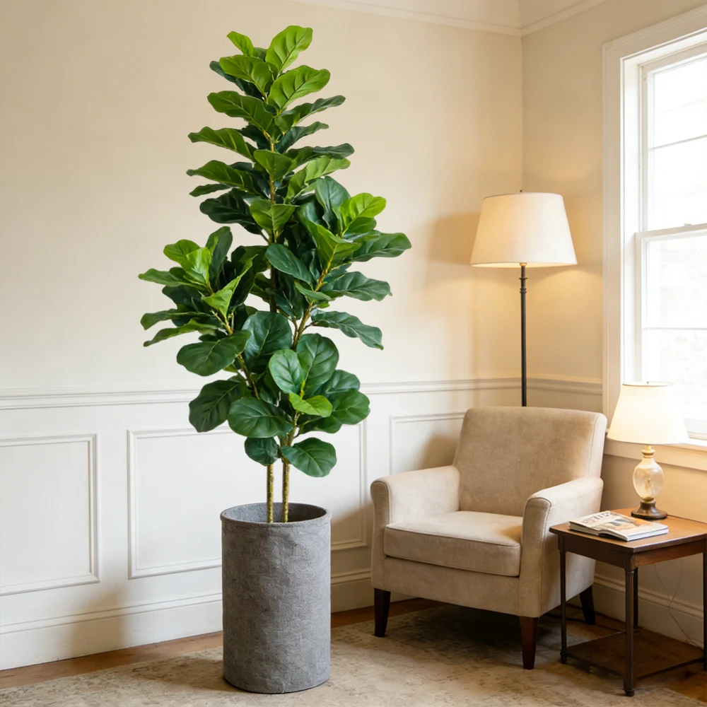 64/122cm Yapay Fiddle Fig Ağac - Fiddle Leaf Fig incelemesi ve fiyatı
