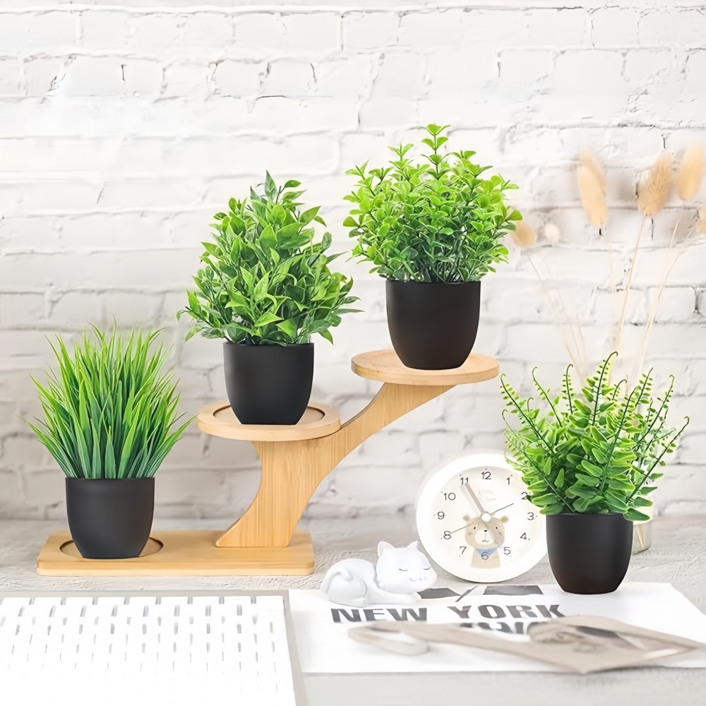 4 adet/takım Mini Yapay Bitkil - Fiddle Leaf Fig incelemesi ve fiyatı