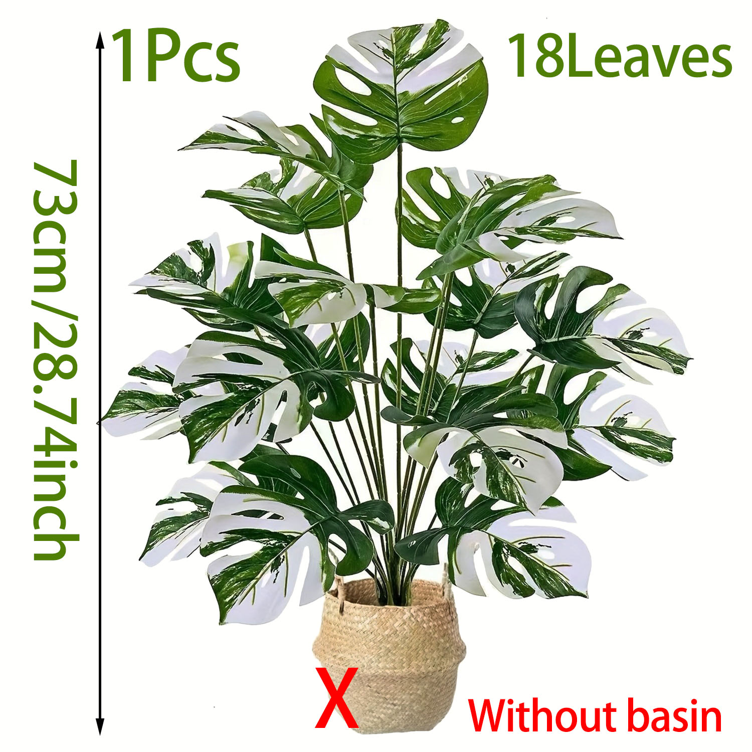 Beyaz Çizgili Yapraklı Gerçekç - Fiddle Leaf Fig incelemesi ve fiyatı